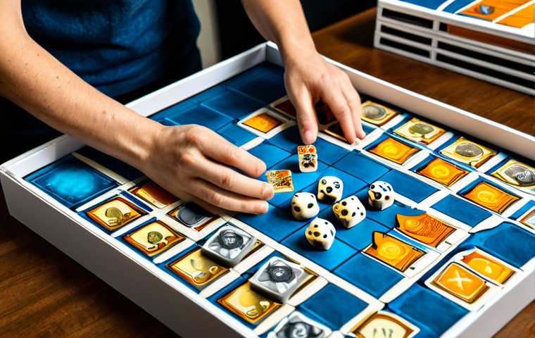 보드게임 전시회 리뷰 - AI Board Game Night** "A cozy living room scene, depicting a family playing a board game with an AI... 보드게임 전시회 리뷰 - AI Board Game Night** "A cozy living room scene, depicting a family playing a board game with an AI...