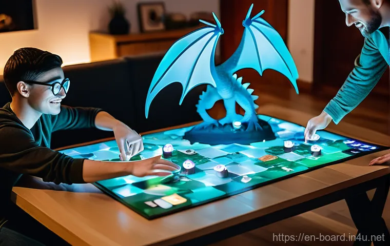 보드게임 기술 트렌드 - Prompt 1: Augmented Reality Board Game Night**