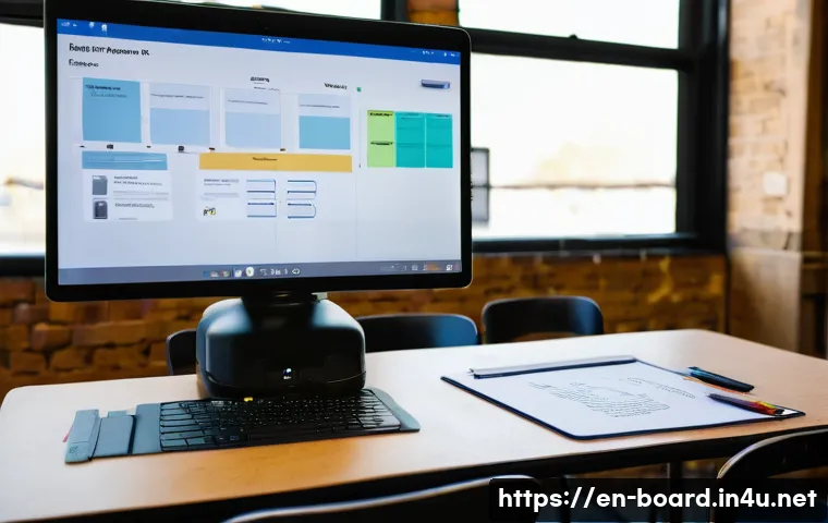 보드게임 전문가 양성 - 1&rdquo; with sticky notes listing prior fixes, a laptop streaming the table camera to remote testers, a s...